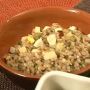 Farro uova e piselli