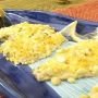 Filetto di pesce in crosta d'oro