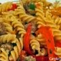 Fusilli salsiccia, peperoni e curry
