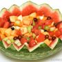 Macedonia di anguria e melone