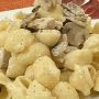 Mezzepenne con tacchino e funghi